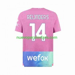 Camiseta de Fútbol AC Milan Tijjani Reijnders 14 Hombre Tercera 2023-2024 Manga Corta