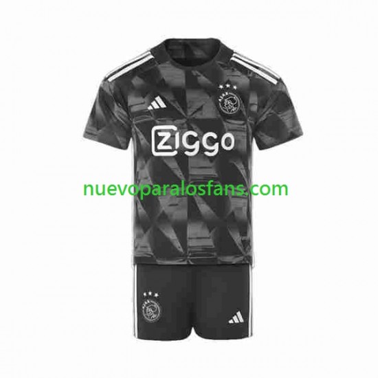 Camiseta de Fútbol AFC Ajax Niño Tercera 2023-2024 Manga Corta