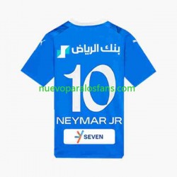 Camiseta de Fútbol Al Hilal Neymar JR 10 Hombre Casa 2023-2024 Manga Corta