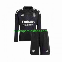 Camiseta de Fútbol Arsenal Portero Niño Casa 2023-2024 Manga Larga