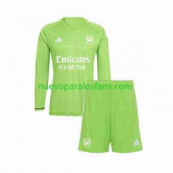 Camiseta de Fútbol Arsenal Portero Niño Tercera 2023-2024 Manga Larga
