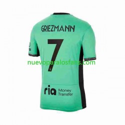 Camiseta de Fútbol Atlético Madrid 2 Antoine Griezmann 7 Hombre Tercera 2023-2024 Manga Corta