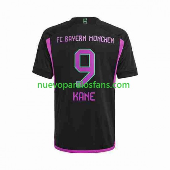 Camiseta de Fútbol Bayern de Múnich Harry Kane 9 Hombre Exterior 2023-2024 Manga Corta