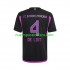 Camiseta de Fútbol Bayern de Múnich Matthijs de Ligt 4 Hombre Exterior 2023-2024 Manga Corta