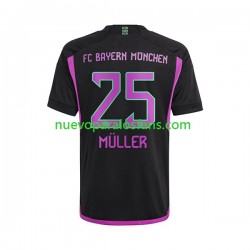 Camiseta de Fútbol Bayern de Múnich Thomas Muller 25 Hombre Exterior 2023-2024 Manga Corta