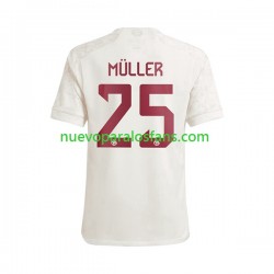 Camiseta de Fútbol Bayern de Múnich Thomas Muller 25 Hombre Tercera 2023-2024 Manga Corta