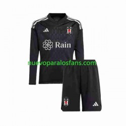 Camiseta de Fútbol Besiktas Portero Niño Casa 2023-2024 Manga Larga