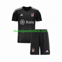 Camiseta de Fútbol Besiktas Portero Niño Casa 2023-2024 Manga Corta