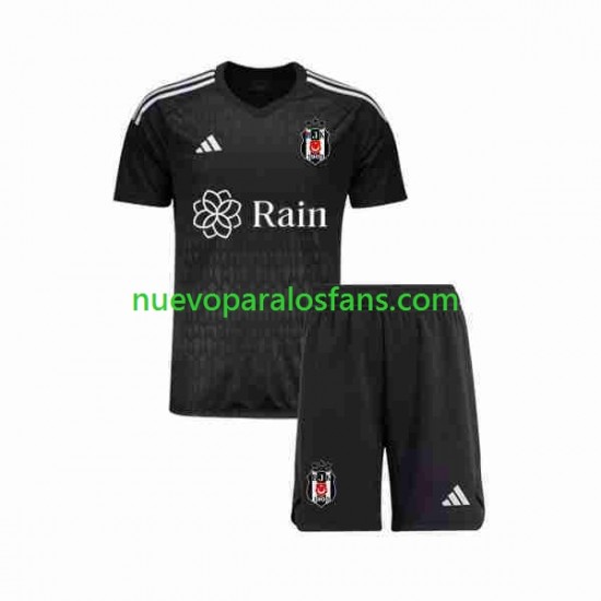 Camiseta de Fútbol Besiktas Portero Niño Casa 2023-2024 Manga Corta