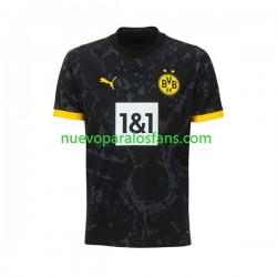 Camiseta de Fútbol Borussia Dortmund Hombre Exterior 2023-2024 Manga Corta