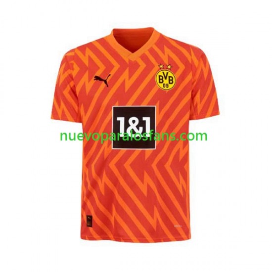 Camiseta de Fútbol Borussia Dortmund Portero Hombre Exterior 2023-2024 Manga Corta