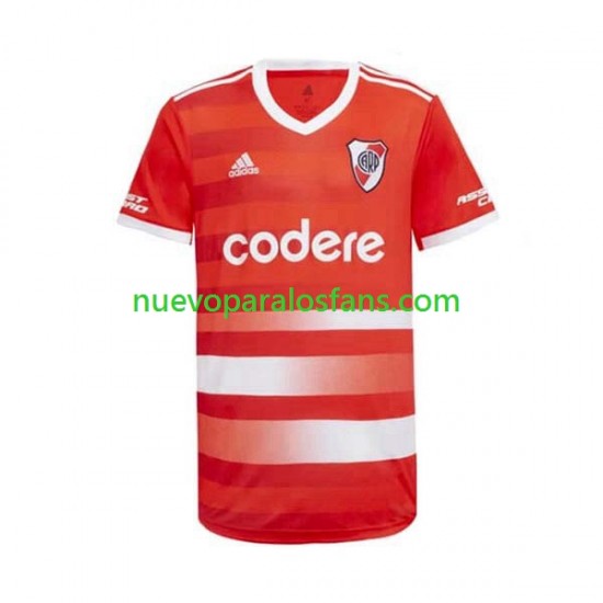 Camiseta de Fútbol CA River Plate Hombre Exterior 2023-2024 Manga Corta