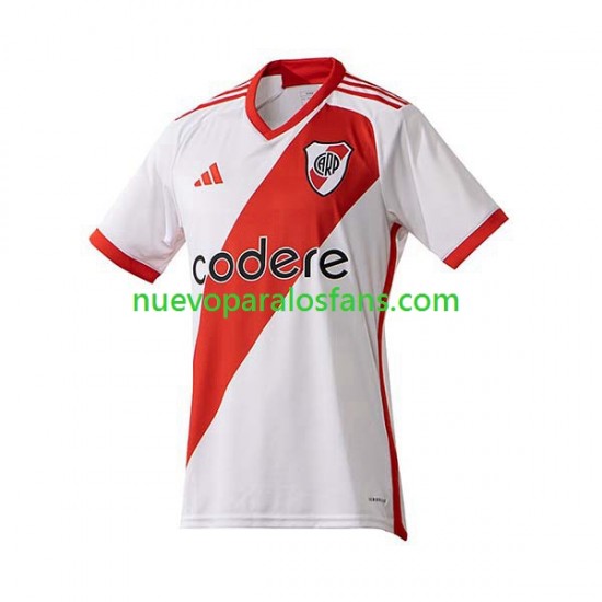 Camiseta de Fútbol CA River Plate Hombre Casa 2023-2024 Manga Corta