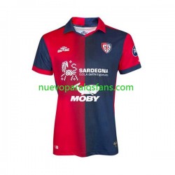 Camiseta de Fútbol Cagliari Hombre Casa 2023-2024 Manga Corta