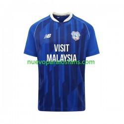 Camiseta de Fútbol Cardiff City Hombre Casa 2023-2024 Manga Corta