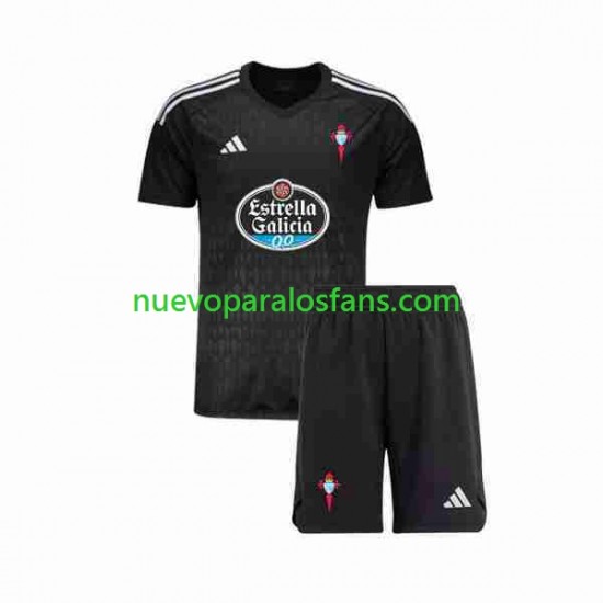 Camiseta de Fútbol Celta de Vigo Portero Niño Exterior 2023-2024 Manga Corta
