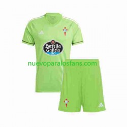 Camiseta de Fútbol Celta de Vigo Portero Niño Casa 2023-2024 Manga Corta