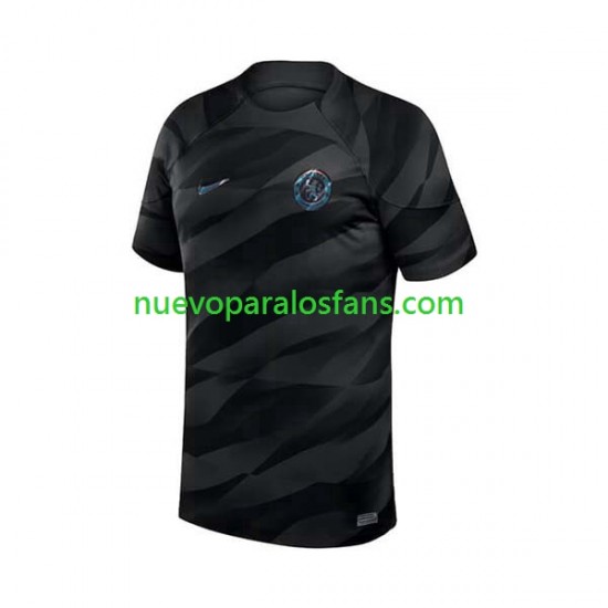 Camiseta de Fútbol Chelsea Portero Hombre Casa 2023-2024 Manga Corta
