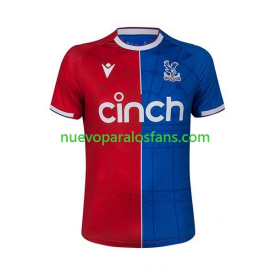 Camiseta de Fútbol Crystal Palace Hombre Casa 2023-2024 Manga Corta