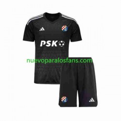 Camiseta de Fútbol Dinamo Zagrzeb Portero Niño Exterior 2023-2024 Manga Corta