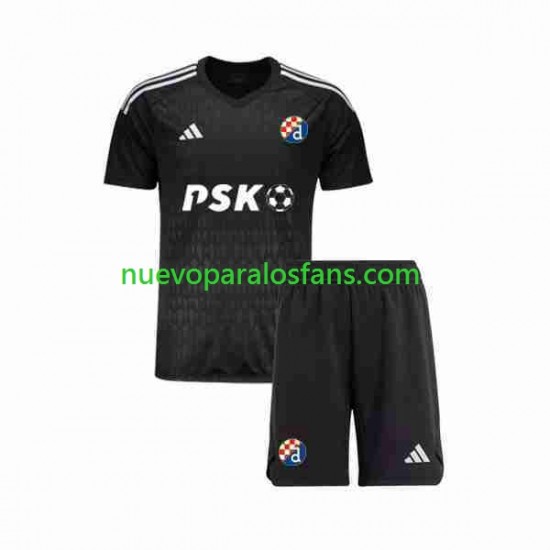 Camiseta de Fútbol Dinamo Zagrzeb Portero Niño Exterior 2023-2024 Manga Corta