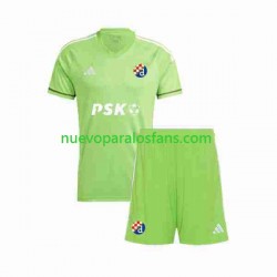 Camiseta de Fútbol Dinamo Zagrzeb Portero Niño Casa 2023-2024 Manga Corta