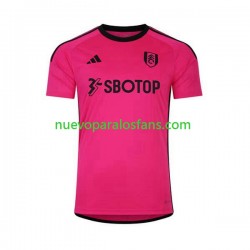 Camiseta de Fútbol Fulham Hombre Exterior 2023-2024 Manga Corta