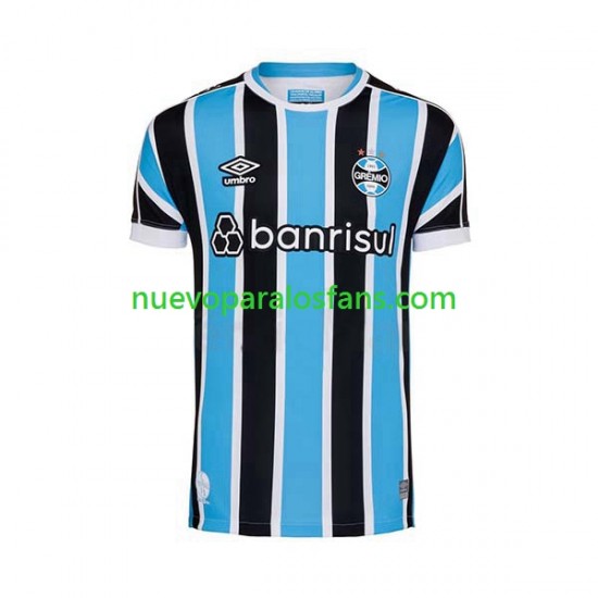 Camiseta de Fútbol Gremio Hombre Casa 2023-2024 Manga Corta