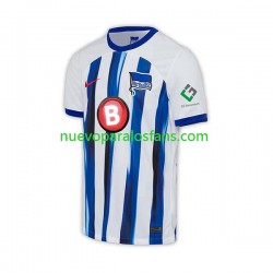Camiseta de Fútbol Hertha BSC Hombre Casa 2023-2024 Manga Corta