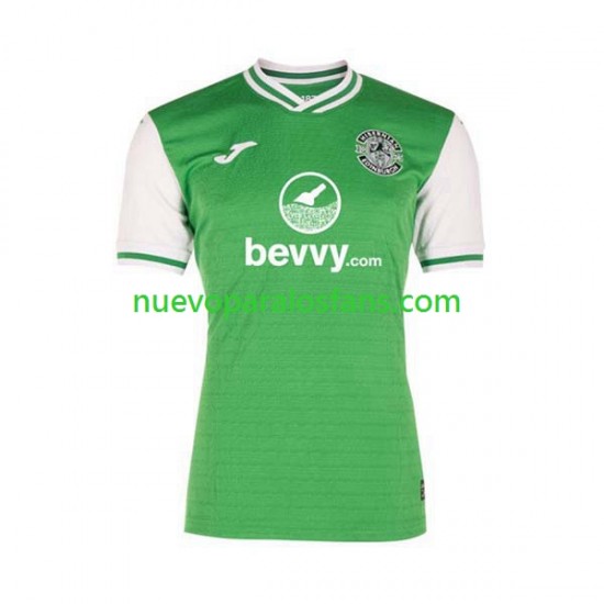 Camiseta de Fútbol Hibernian Hombre Casa 2023-2024 Manga Corta