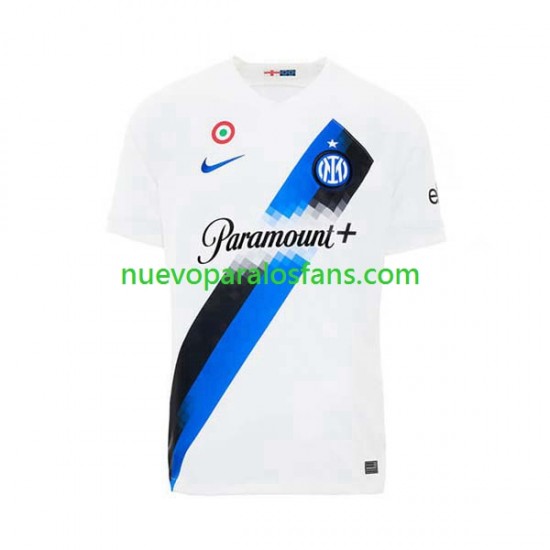 Camiseta de Fútbol Inter Milan Hombre Exterior 2023-2024 Manga Corta