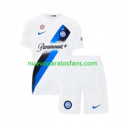 Camiseta de Fútbol Inter Milan Niño Exterior 2023-2024 Manga Corta