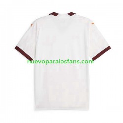 Camiseta de Fútbol Manchester City Hombre Exterior 2023-2024 Manga Corta