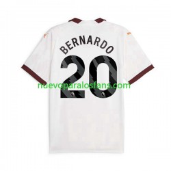 Camiseta de Fútbol Manchester City Bernardo Silva 20 Hombre Exterior 2023-2024 Manga Corta