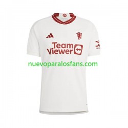 Camiseta de Fútbol Manchester United Hombre Tercera 2023-2024 Manga Corta