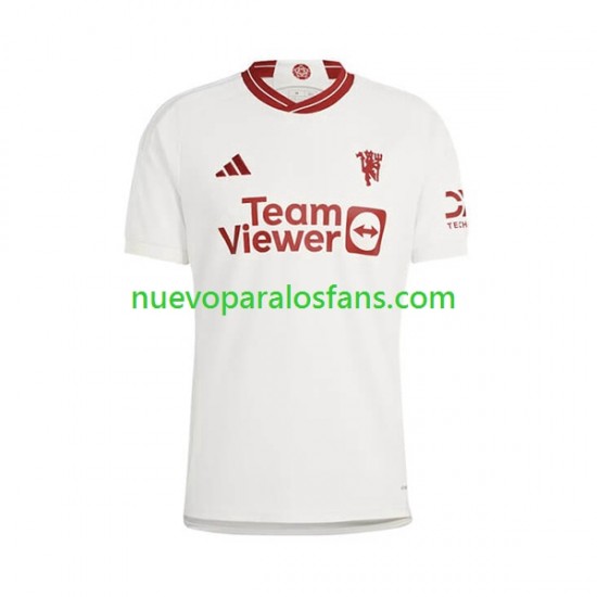 Camiseta de Fútbol Manchester United Hombre Tercera 2023-2024 Manga Corta