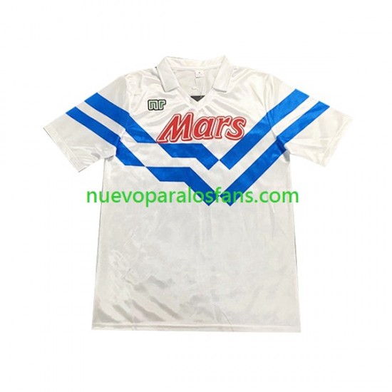 Camiseta de Fútbol Napoli 1989 1990 Retro Hombre Exterior Manga Corta