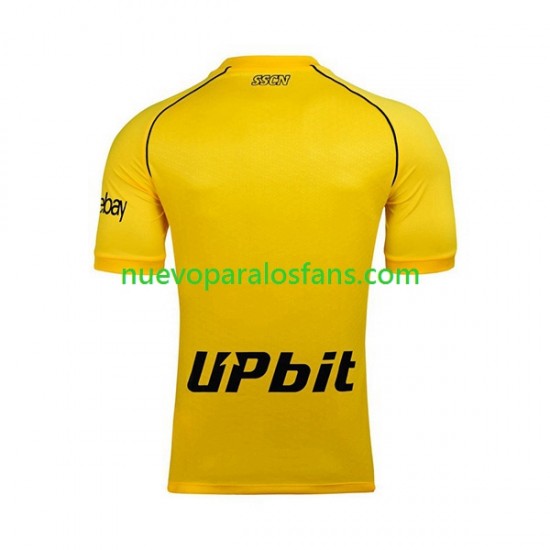 Camiseta de Fútbol Napoli Portero Hombre Exterior 2023-2024 Manga Corta