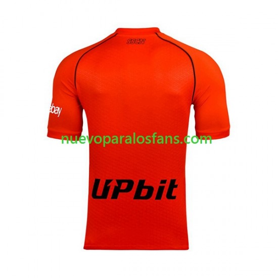 Camiseta de Fútbol Napoli Portero Hombre Casa 2023-2024 Manga Corta