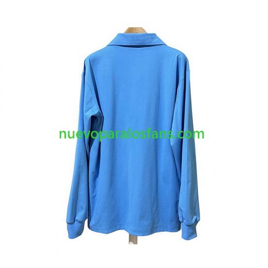 Camiseta de Fútbol Napoli 1987 1988 Retro Hombre Casa Manga Larga