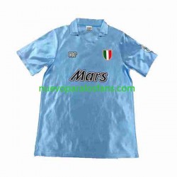 Camiseta de Fútbol Napoli 1990 1991 Retro Hombre Casa Manga Corta