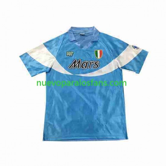 Camiseta de Fútbol Napoli Special 1990 1991 Retro Hombre Casa Manga Corta