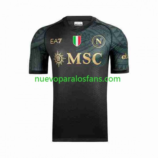 Camiseta de Fútbol Napoli Hombre Tercera 2023-2024 Manga Corta