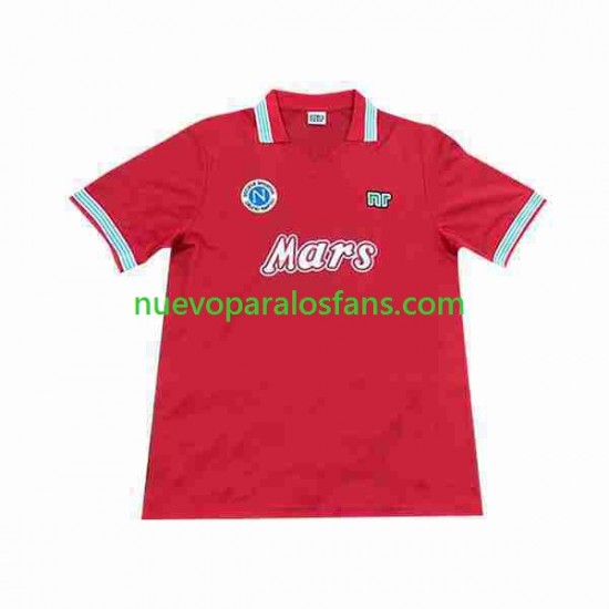 Camiseta de Fútbol Napoli 1988 1989 Retro Hombre Tercera Manga Corta