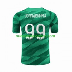 Camiseta de Fútbol Paris Saint-Germain Donnarumma 99 Portero Hombre Casa 2023-2024 Manga Corta