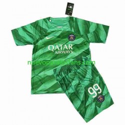 Camiseta de Fútbol Paris Saint-Germain Donnarumma 99 Portero Niño Casa 2023-2024 Manga Corta