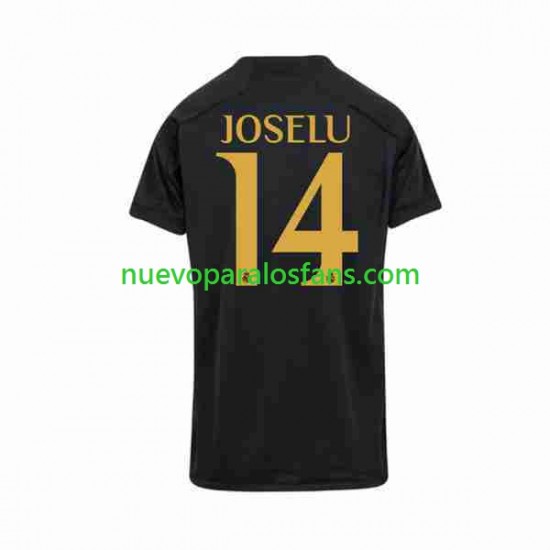 Camiseta de Fútbol Real Madrid Joselu 14 Hombre Tercera 2023-2024 Manga Corta