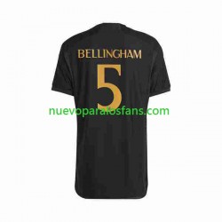 Camiseta de Fútbol Real Madrid Jude Bellingham 5 Hombre Tercera 2023-2024 Manga Corta