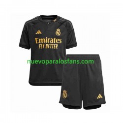 Camiseta de Fútbol Real Madrid Niño Tercera 2023-2024 Manga Corta