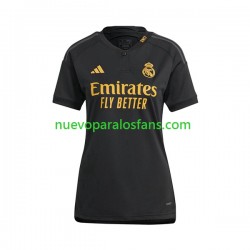 Camiseta de Fútbol Real Madrid Mujer Tercera 2023-2024 Manga Corta